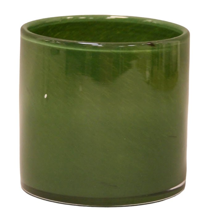 TLIGHT GLASS ROUND  1PC       GREEN
