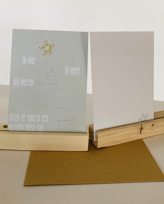 Biglietto di auguri per celebrare il Natale