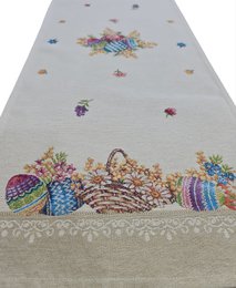 Easter Runner farvede æg i Gobelin
