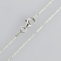 Cadena de plata de ley 925 "Disco" 1.1mm