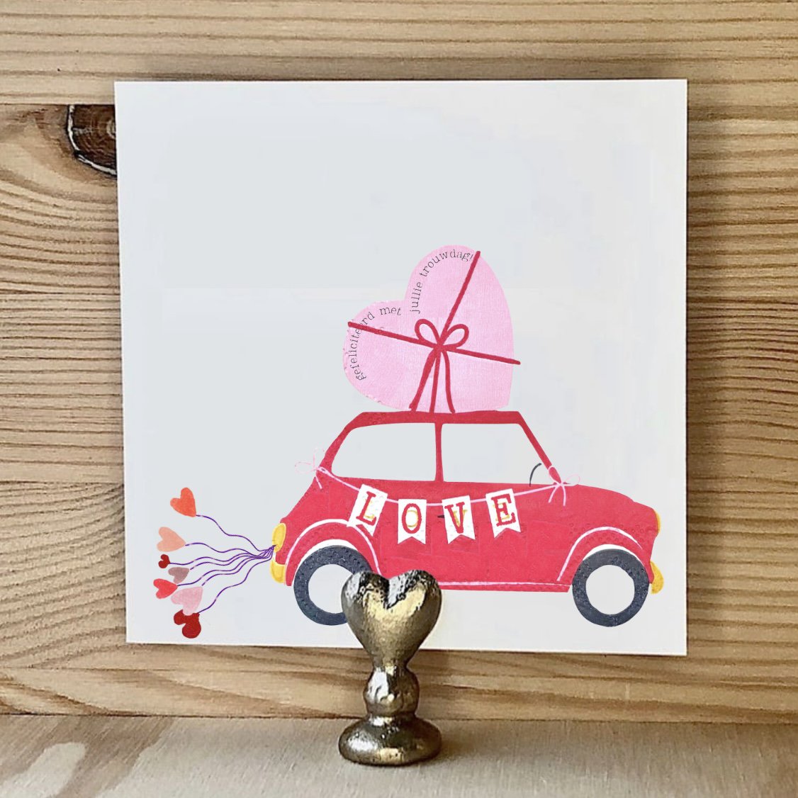 Carte du jour du mariage