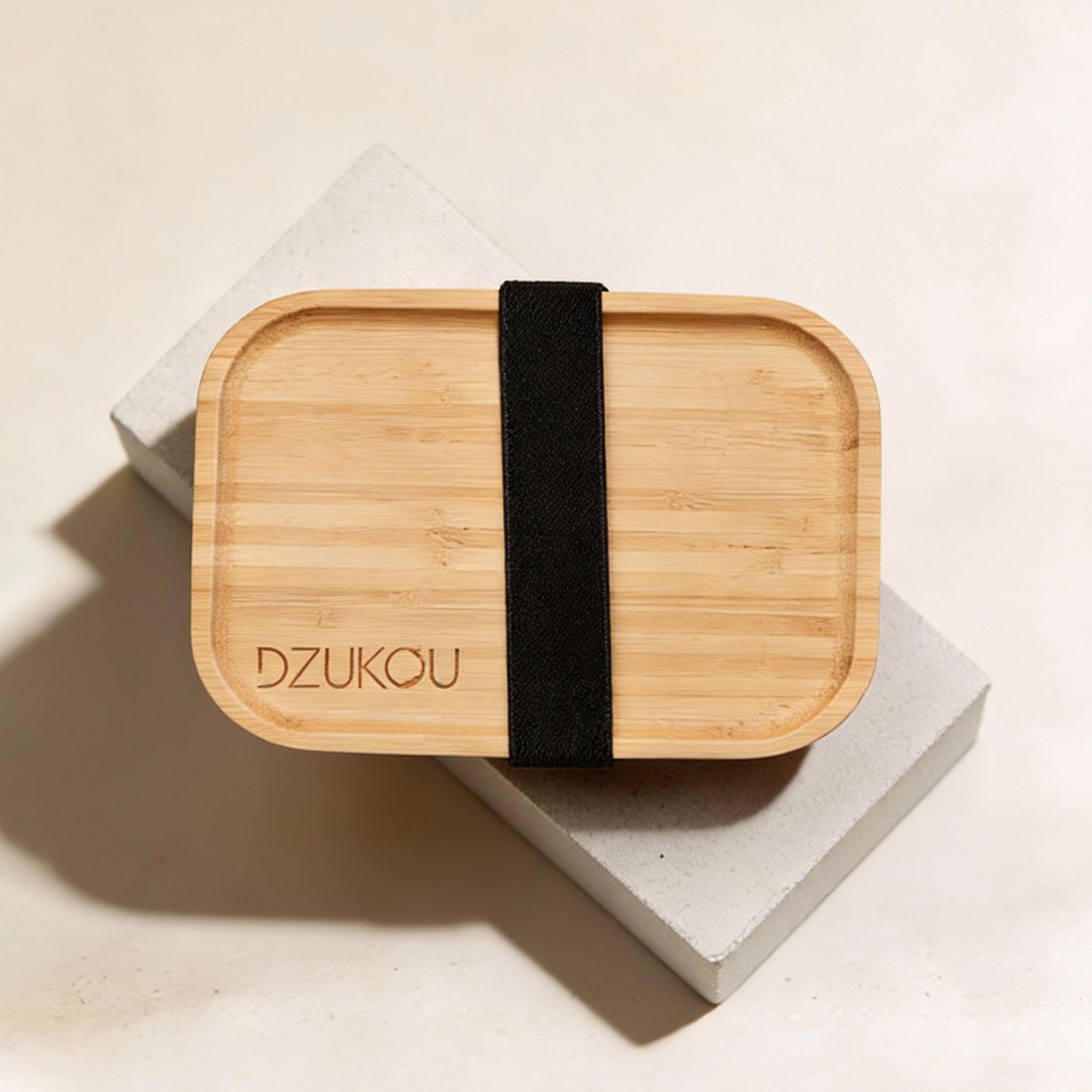 RVS Lunchbox met Bamboe Deksel & Verdeler – 800 ml