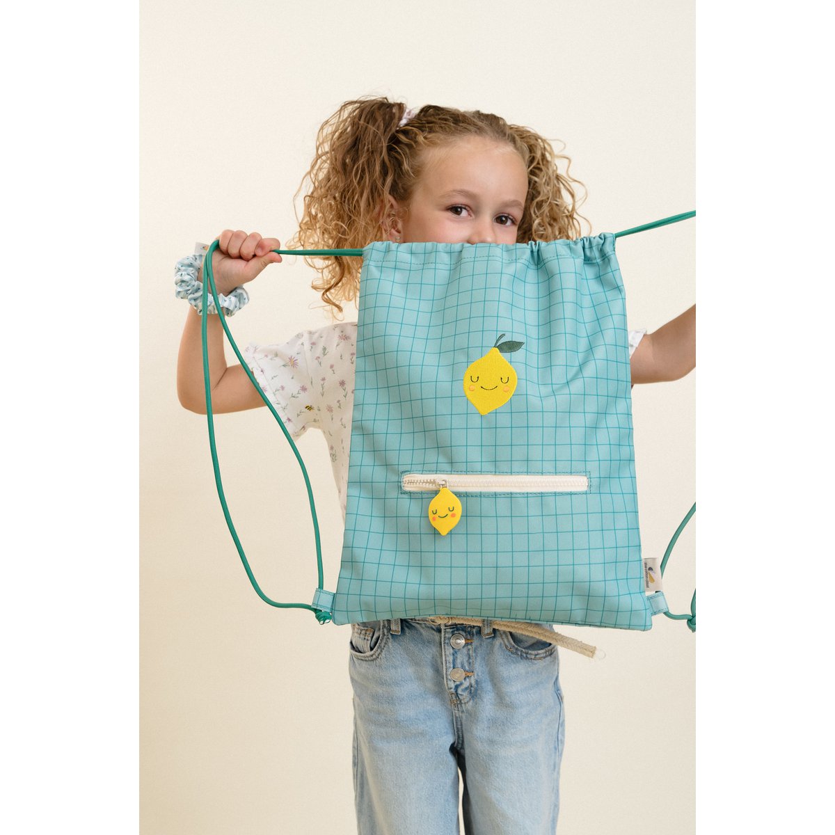 Mochila con cordón Pedro la Pera para niños