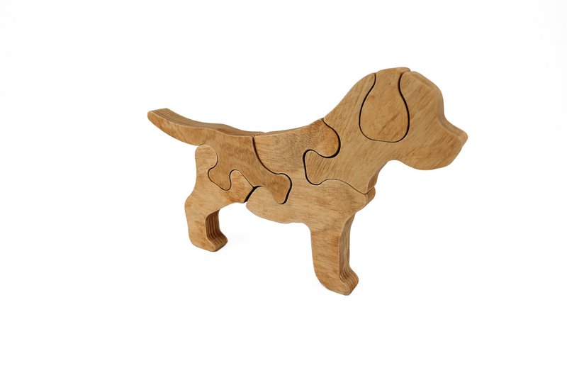 Rompecabezas de madera Cachorro