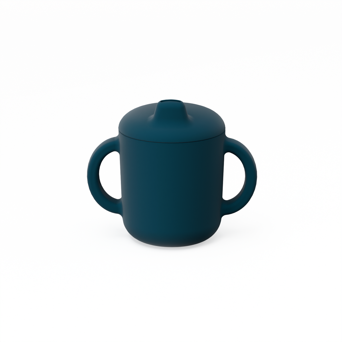 Silicone Sippy Cup met handgrepen - Blue Abyss
