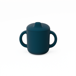 Silicone Sippy Cup met handgrepen - Blue Abyss