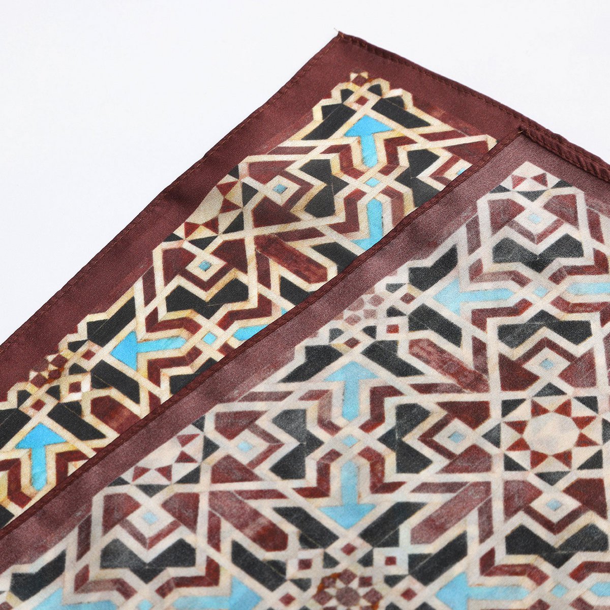 Brown Silk Neckerchief