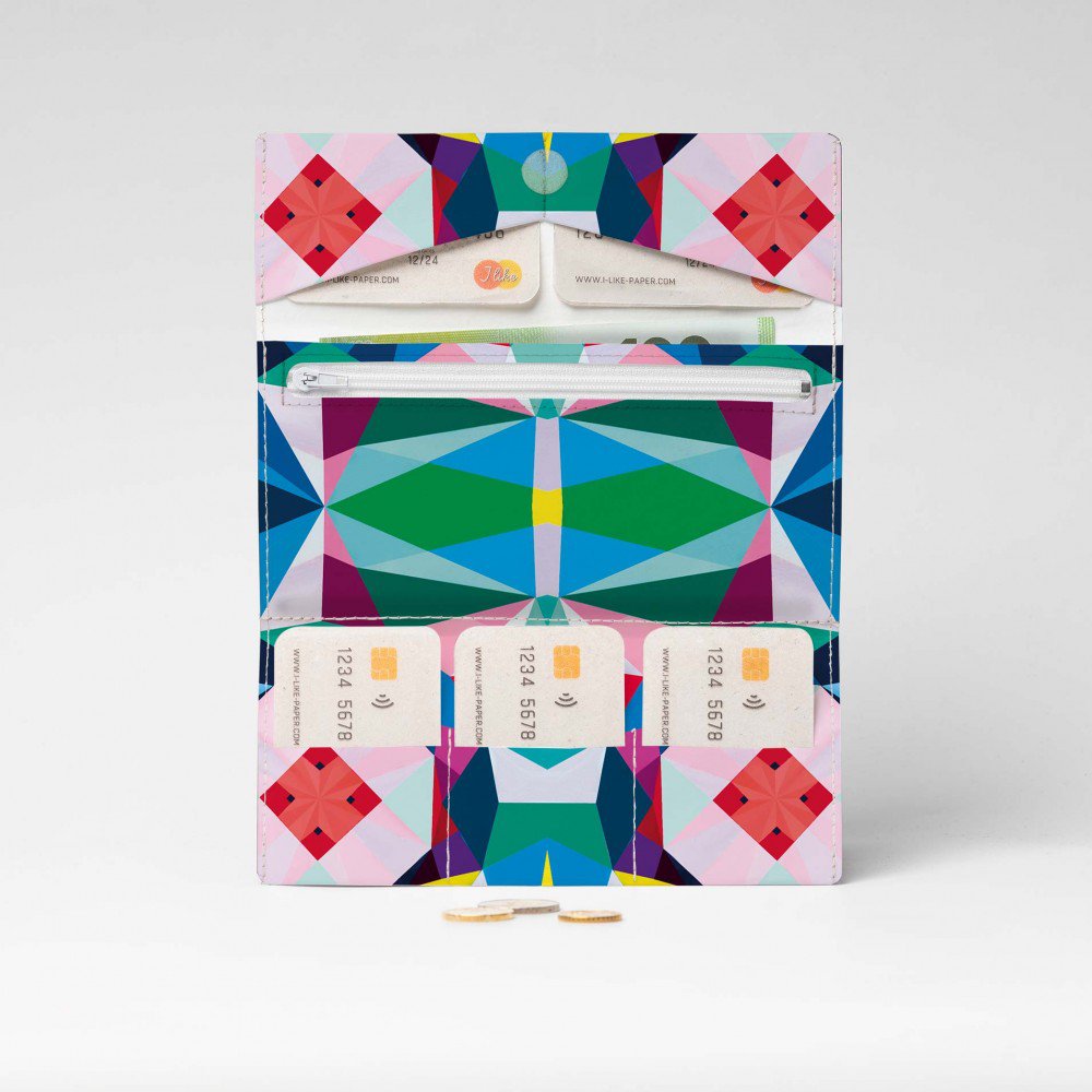 GEOMETRICAL1 Tyvek® Cardboard Wallet XL / Clutch Wallet