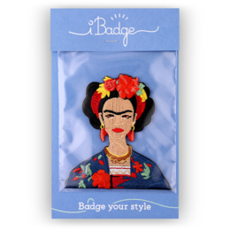 Klistermærke og strygemærke Kahlo