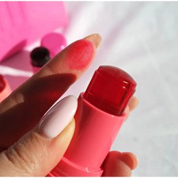 3-i-1 Milk Jelly Tint Facial Blusher Wand Fugtet Langtidsholdbar mat Rouge Cheek Contour Læbestift Sticker Skønhed Makeup