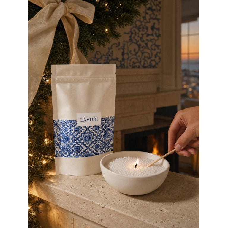 1,5 KG ~ 900h gránulos de vela cera perlada DIY Candledust Kerzensand natural