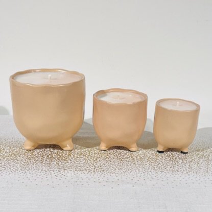 Nude Marble Candle