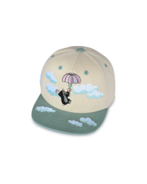 koaa – Den lille muldvarp “Over skyerne” – Snapback beige/blå
