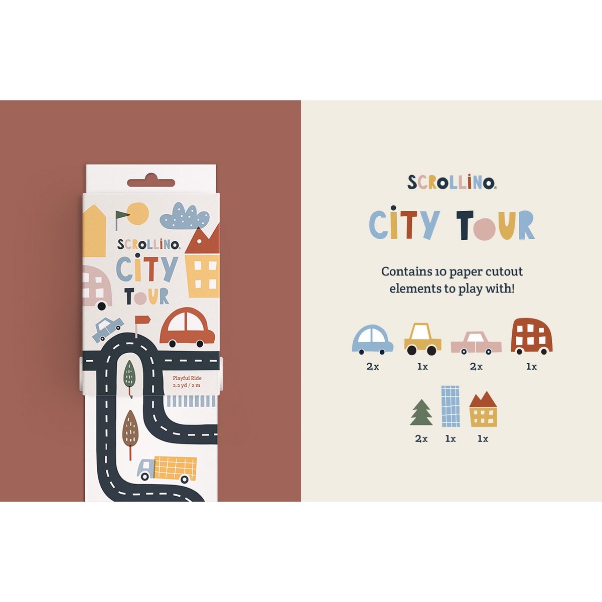 New York, London, Paris – Geschenk für Kinder Scrollino CITY Tour