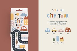 New York, London, Paris - Gave til børn Scrollino CITY-tur