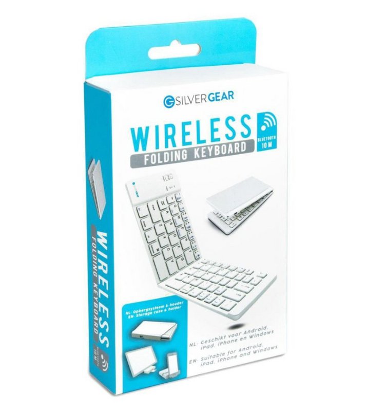 Tastiera Bluetooth pieghevole - QWERTY