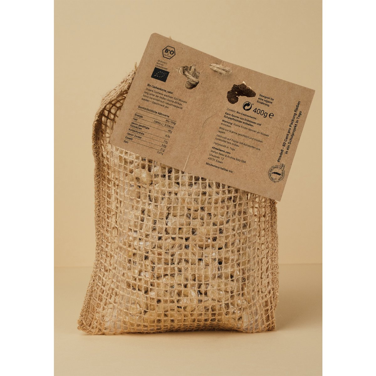 Premium Sun Coast Bio-CrushewsMeuteBeuteNaturContenu: 400g