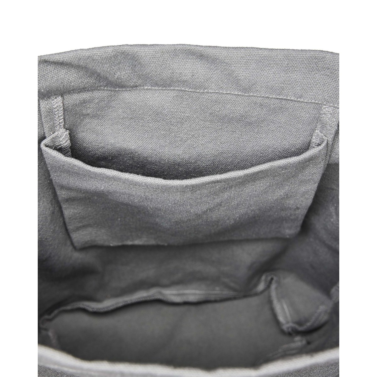 Mira Canvas Tas - Ultiem Grijs 100% biologisch katoen