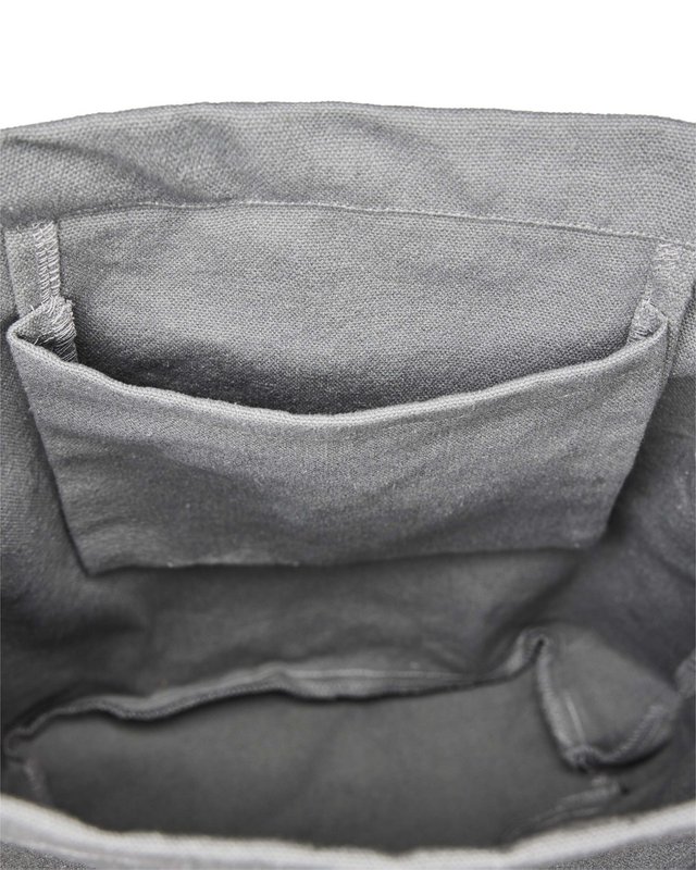 Mira Canvas Taske - Ultimate Grey  100% økologisk bomuld