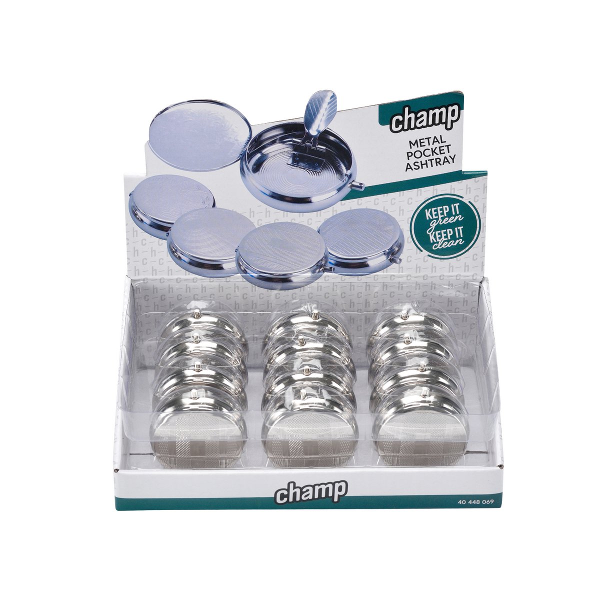 metal portable ashtray field