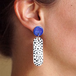 porcelain earrings Lungo