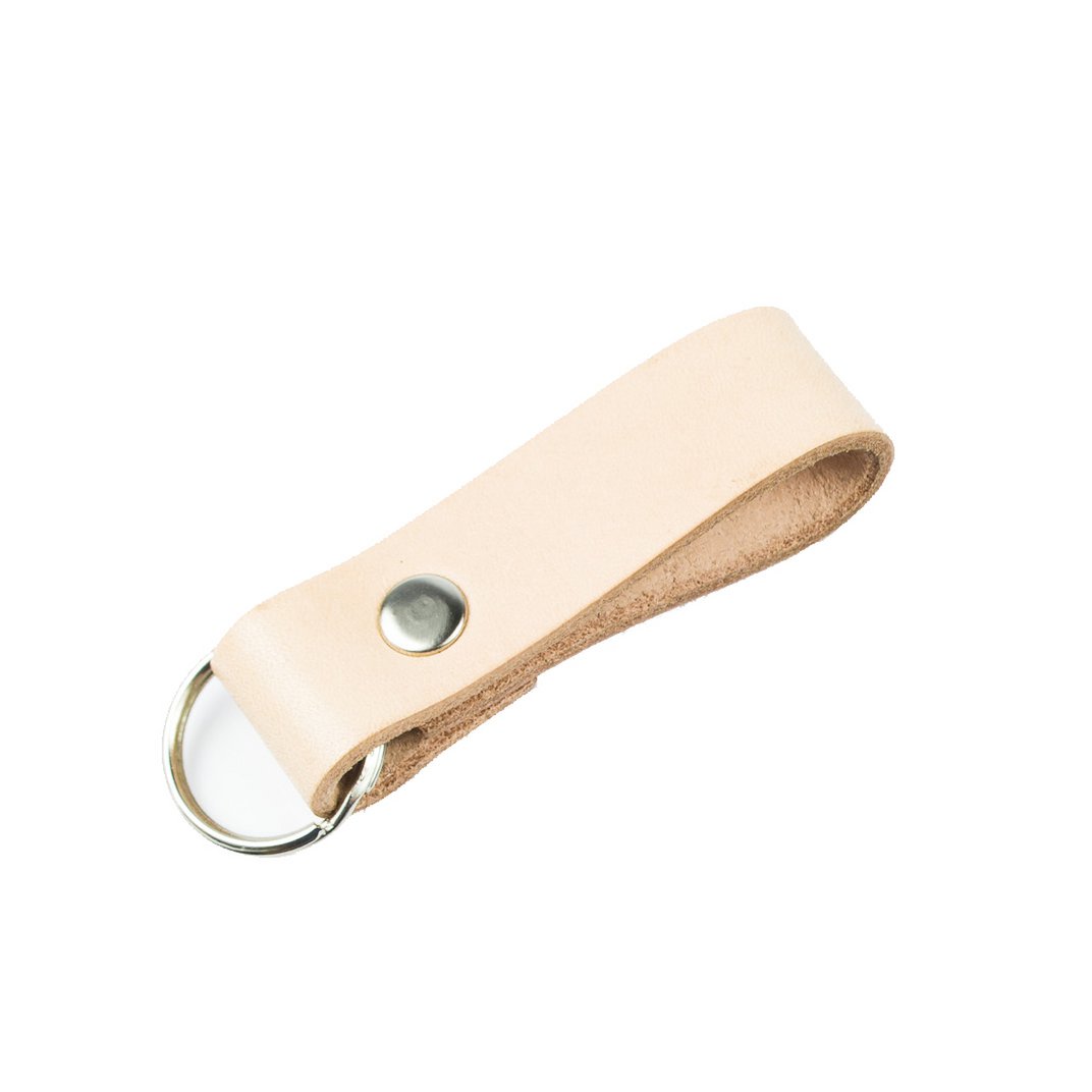 Leather keychain / key fob