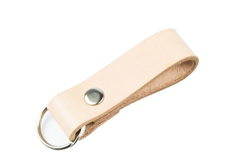 Leather keychain / key fob