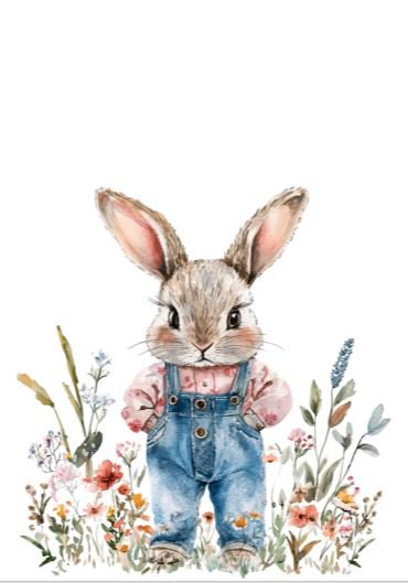 Bæredygtigt kort - Garden Bunny