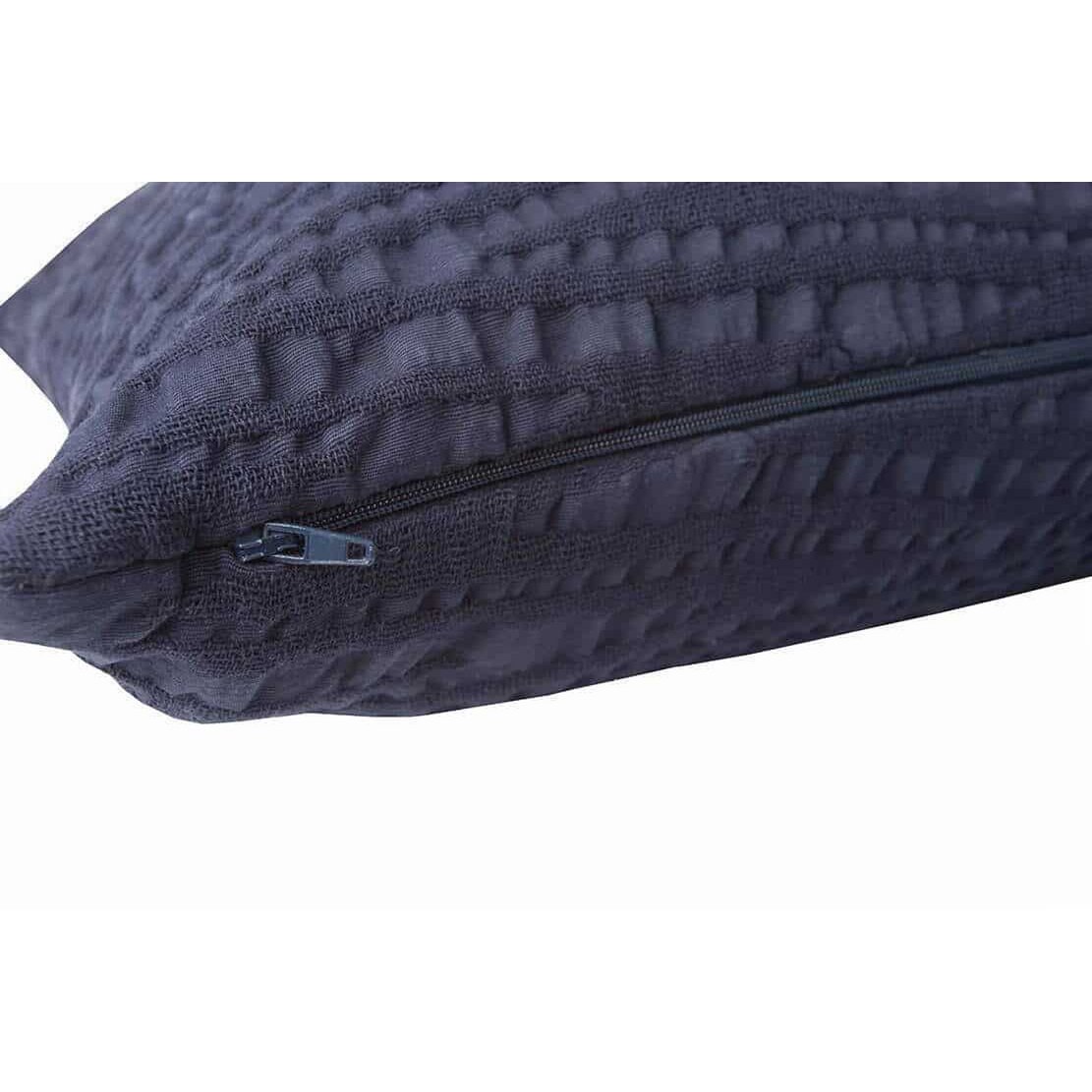 Decorative Pillowcase Twist Indigo