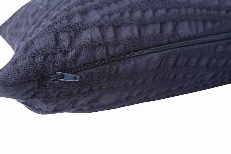 Decorative Pillowcase Twist Indigo