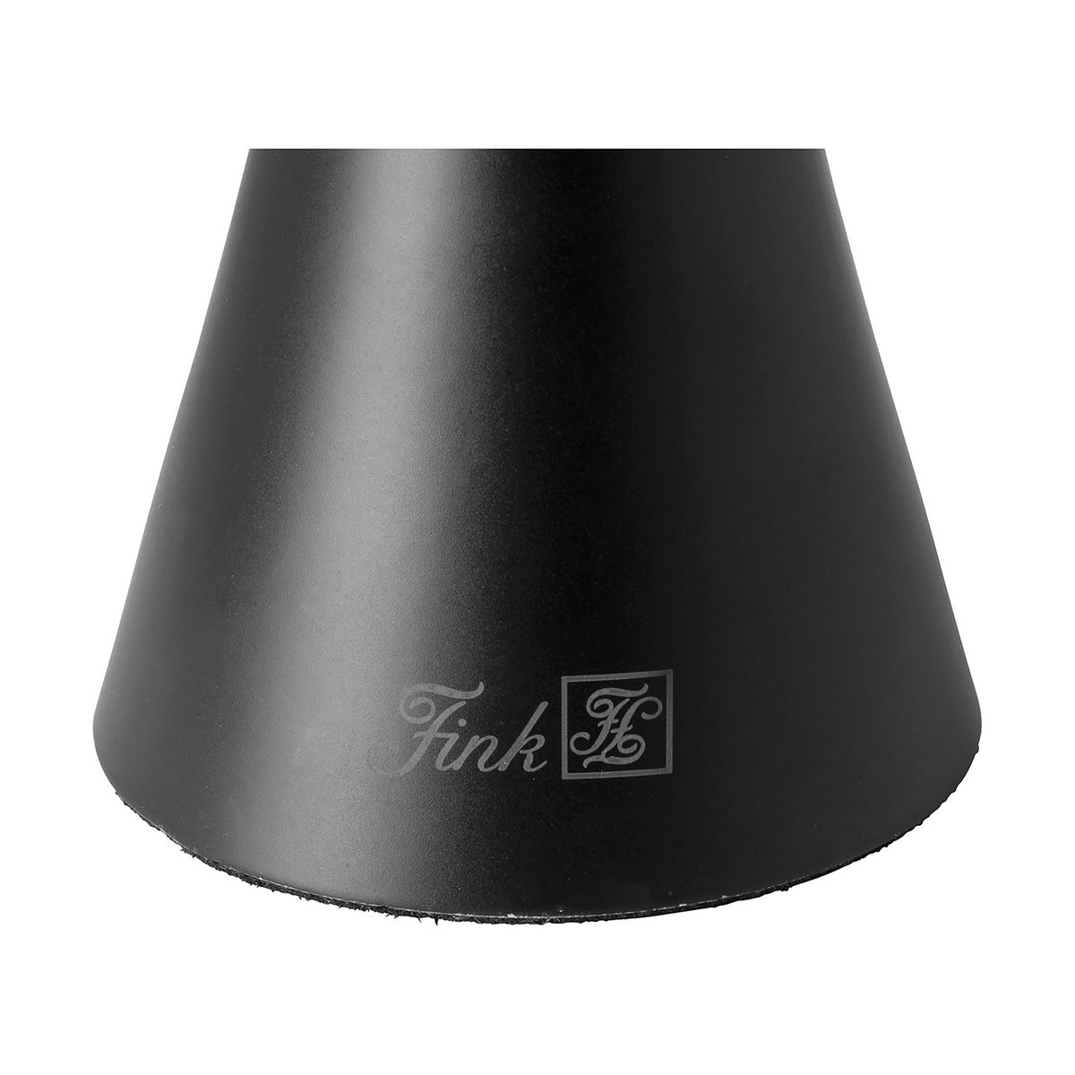 Świecznik LADY aluminium malowany proszkowo na czarny mat Ø 7 cm wys. 23 cm
