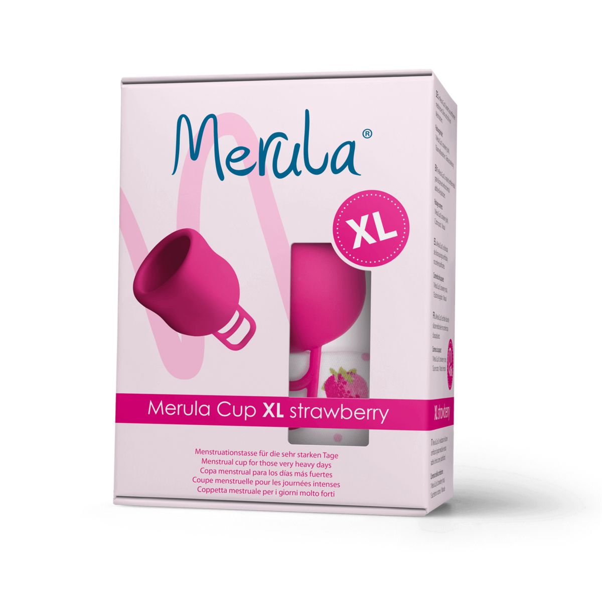 Merula Cup XL fraise Menstruationstasse