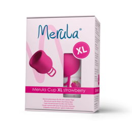 Merula Cup XL strawberry Menstruationstasse 