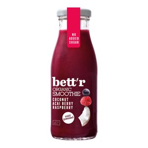 Smoothie raspberries, acai and coconut Bettr