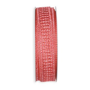 Gitterband, Breite 15mm, Länge 20m, mit Draht, melone