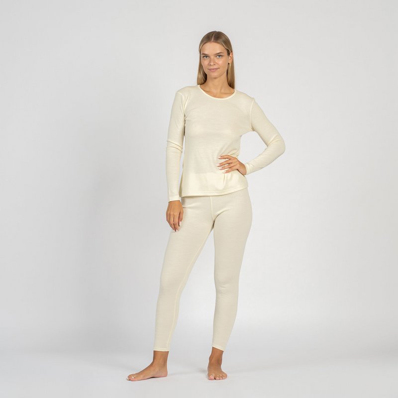 Leggings til kvinder 250 Merino Natural