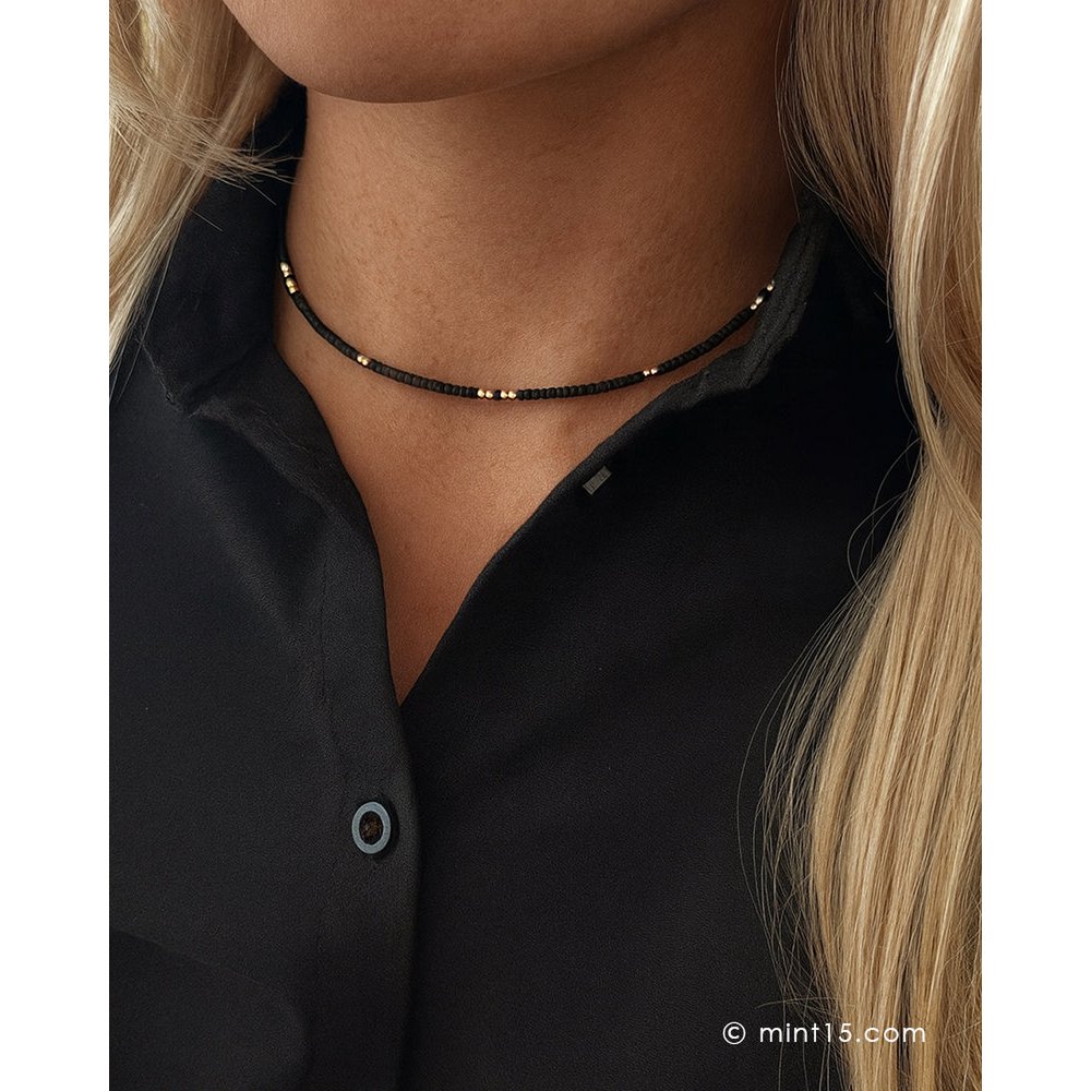 Little Beads Necklace - Black