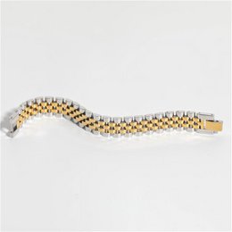 Yura - Woven Gold Silver Watch Chain Bracelet