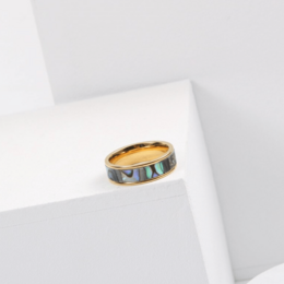 Cosmo - Ringband aus Abalone-Muschel