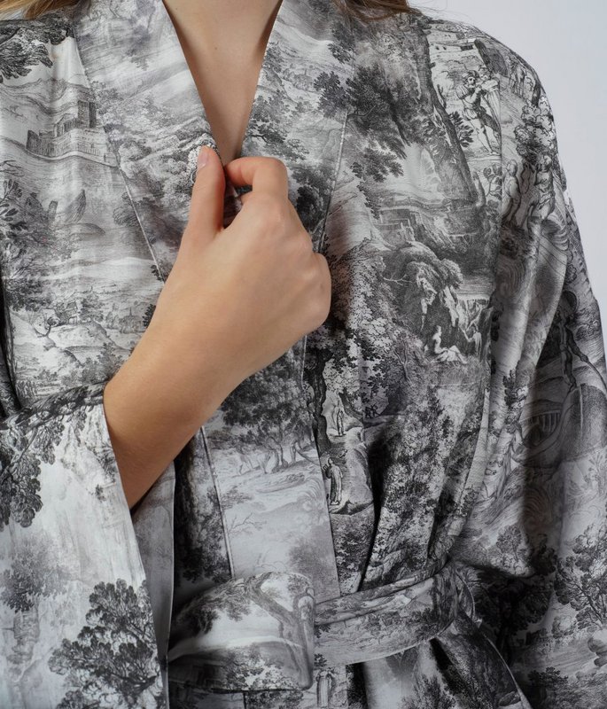 Albornoz Kimono The Lover's Tale Gris