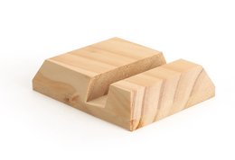 PORTA CELLULARE IN LEGNO 80x25x94mm