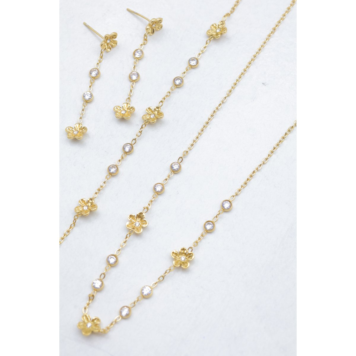 Parure de bijoux en acier inoxydable