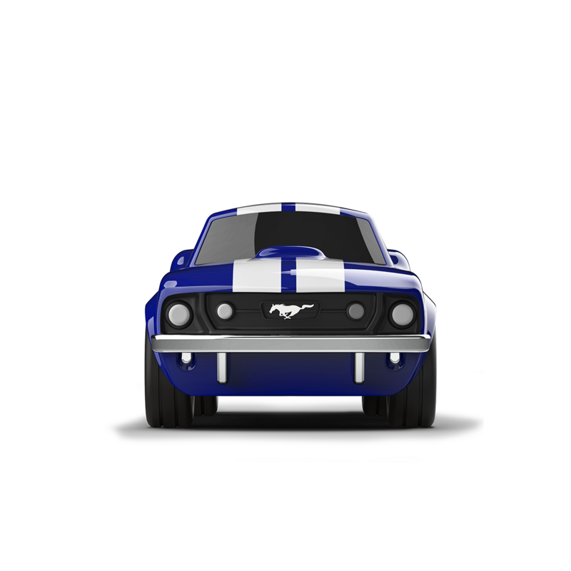 Mały samochód wyścigowy Ford Mustang Blue Toy