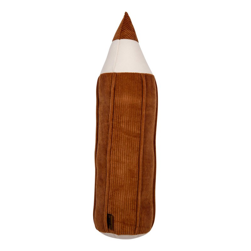 Corduroy crayon pillow “Carmel”