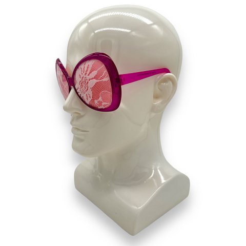 Vernetzter Vergnügen - FT047 - Penisbrille - Pink