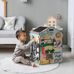 Busyboard Spielhaus DINO mit Beleuchtung