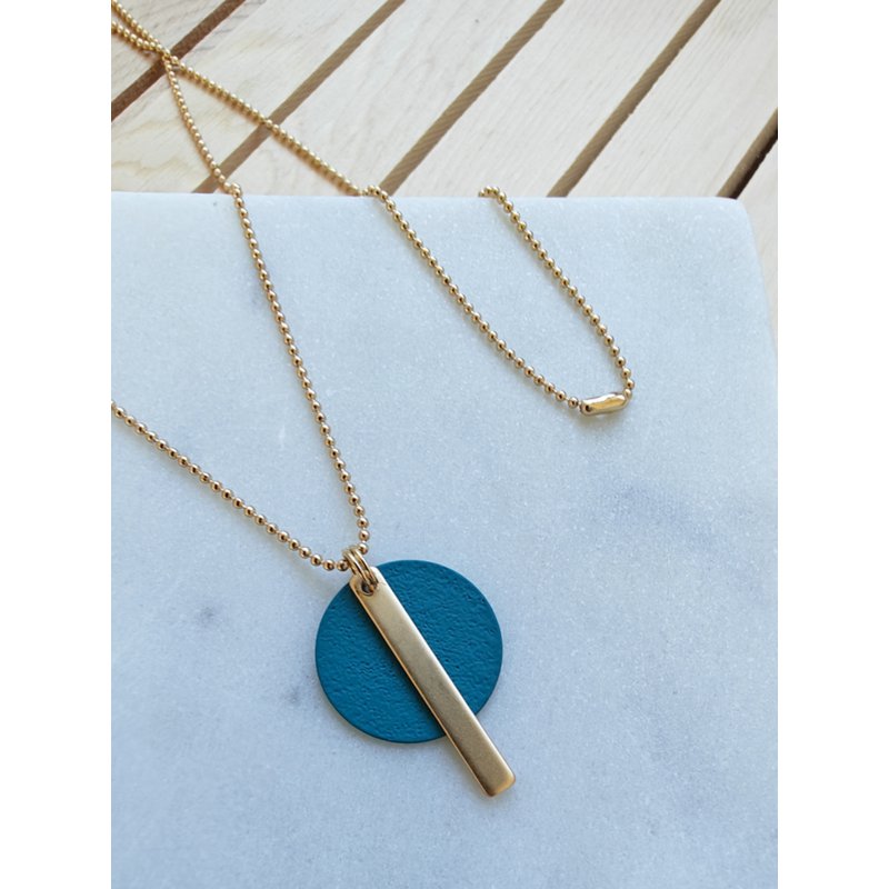 Halsketting Oona (donkerblauw)