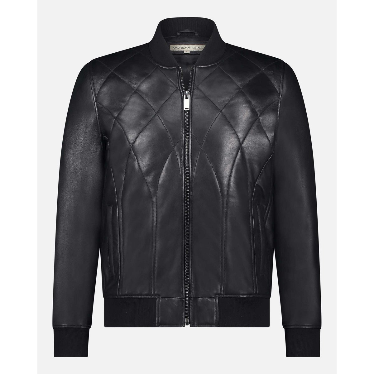 Edison │ gesteppte Lederbomberjacke