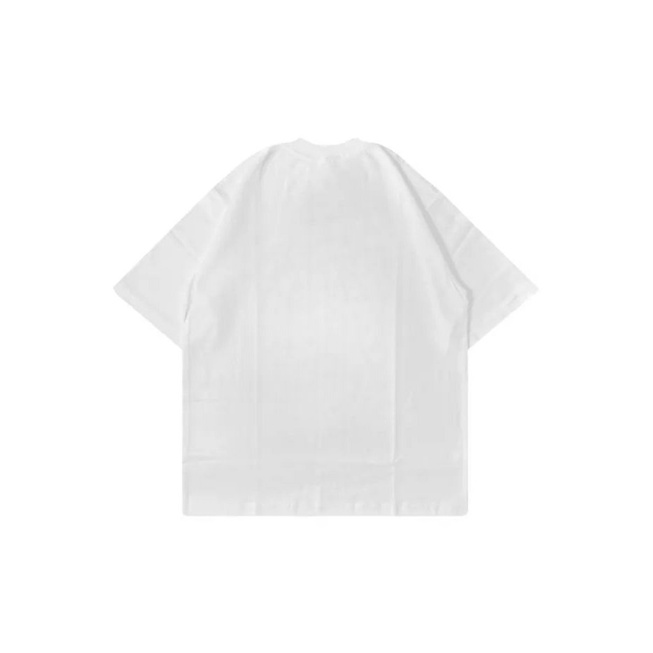 T-shirt Oversize "Loud" Stampa Rossa | Horda Cotone 200g