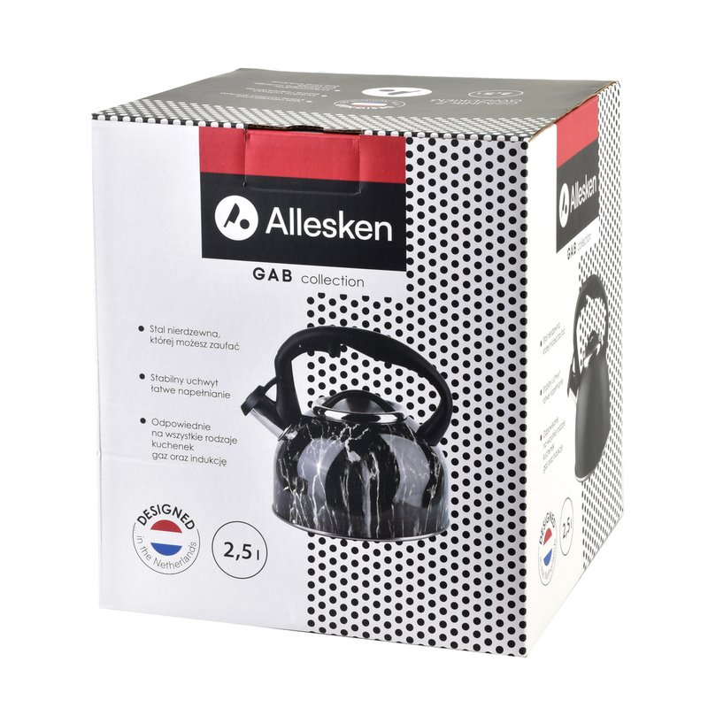 Stovetop Kettle GAB Black 2.5L